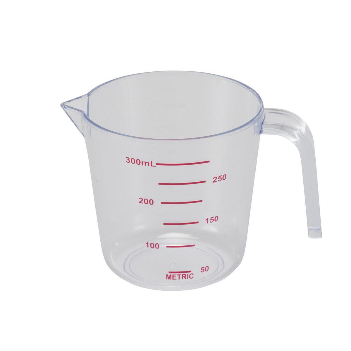 Verre mesureur - Plastique - 0,5 L - Transparent