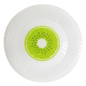 Assiette plastique - Diamètre 19 cm  - Vert