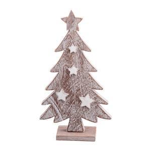 Sapin à poser - Polybois - 16 x 5 x H 28 cm - Naturel