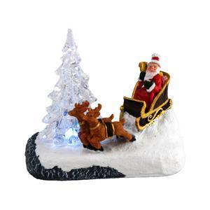 Personnage village sapin Led