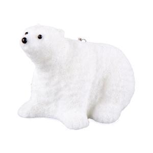 Suspension ours polaire - 15 x 5.5 x 6 cm - Différents modèles - Blanc
