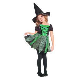 Déguisement sorcière rêveuse - Polyester - 4 à 9 ans - Mauve ou vert