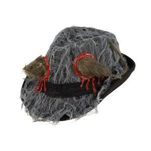 Chapeau de Zombie en tissu - Taille adulte - Noir