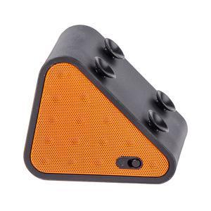 Enceinte Bluetooth triangle - 7.4 x 6.3 x 5.4 cm - Bleu vert gris ou orange