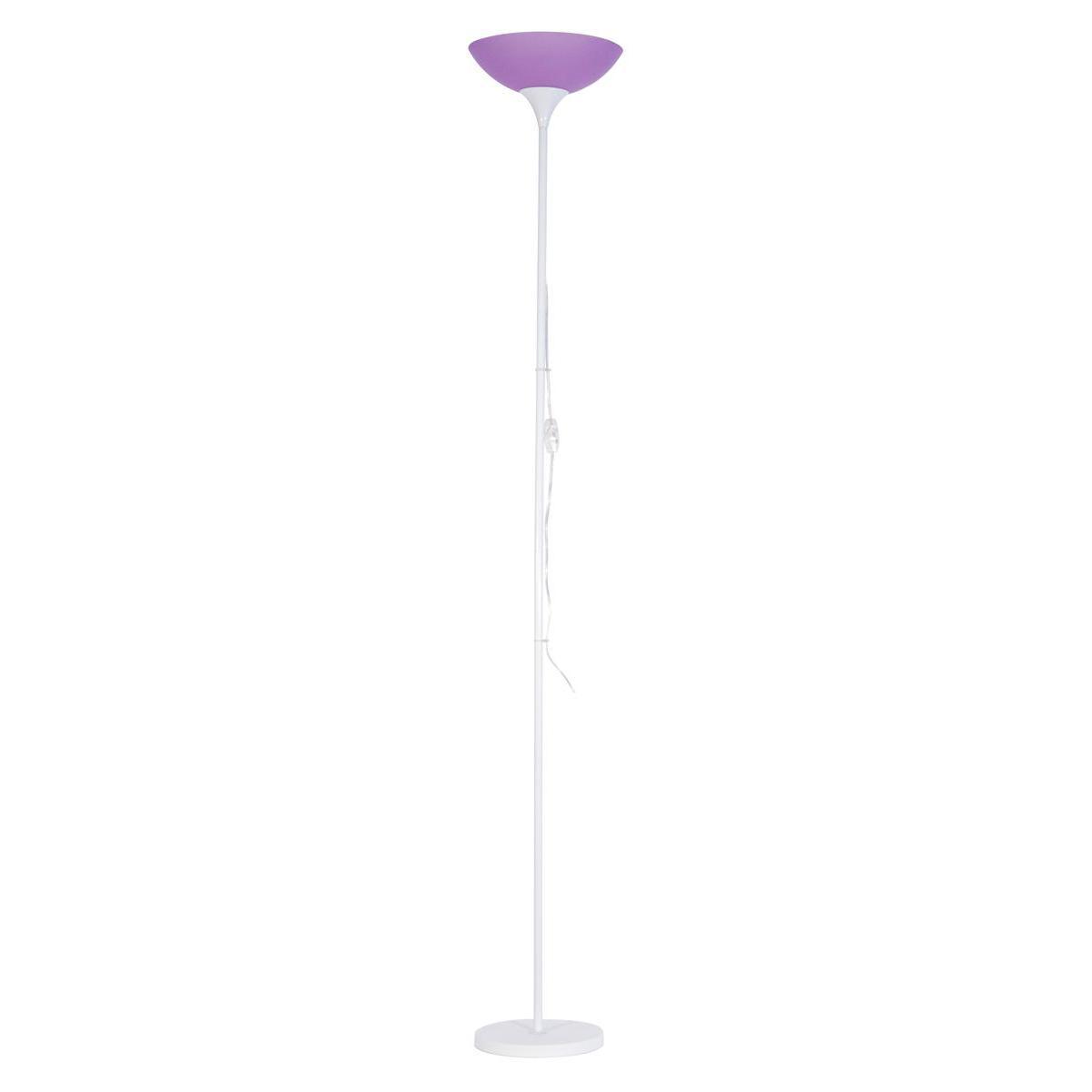 Lampadaire - Acier - Plastique - D27.5 x 179.5 cm - Violet