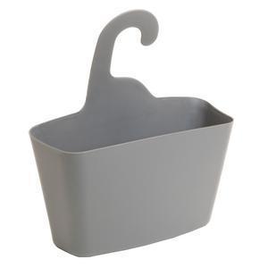 Porte gel douche - Plastique - 28 x H 31,5 cm - Taupe ou bleu