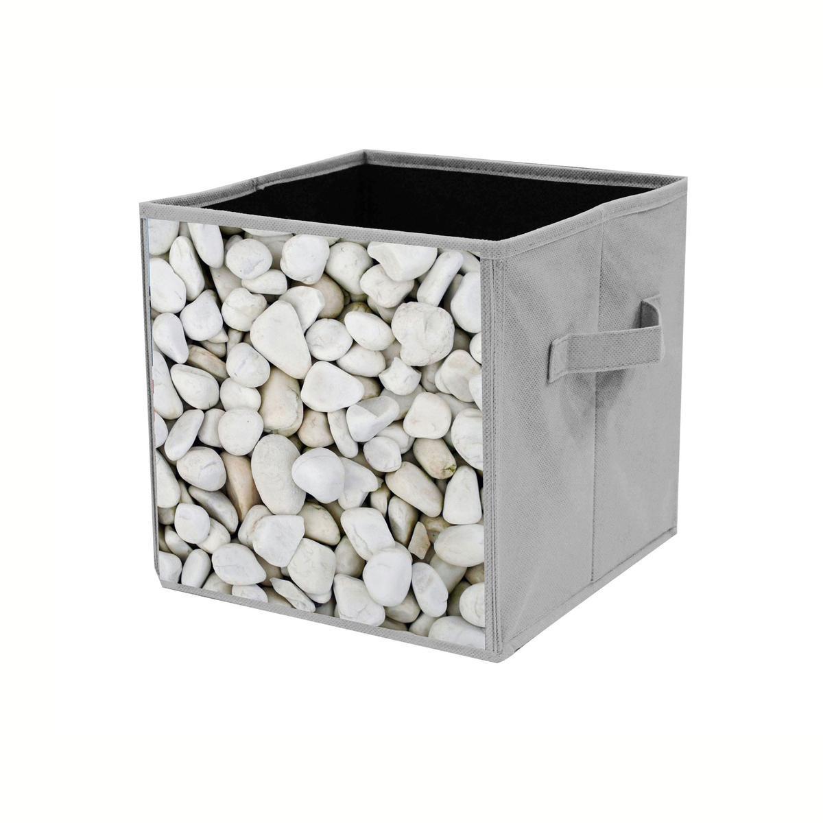 Cube de rangement - Tissu non tissé - 31 x 31 x 31 cm - Multicolore