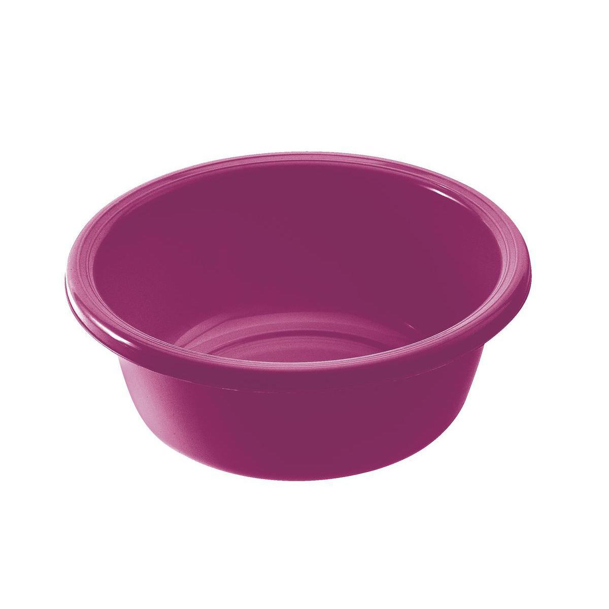 Bassine -Plastique - Diamètre 16 cm - Violet prune