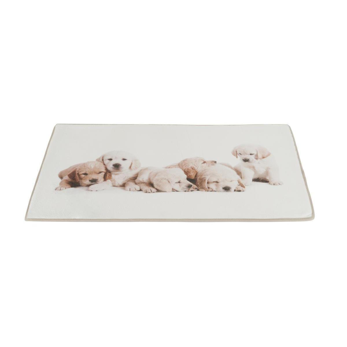 Tapis animaux en polyester - 45 x 73 cm - Différents motifs