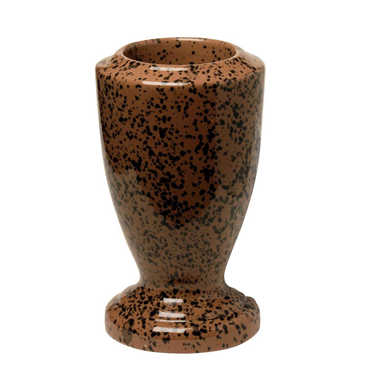 Vase - Porcelaine - 18 x 30 cm - Marron Balmoral