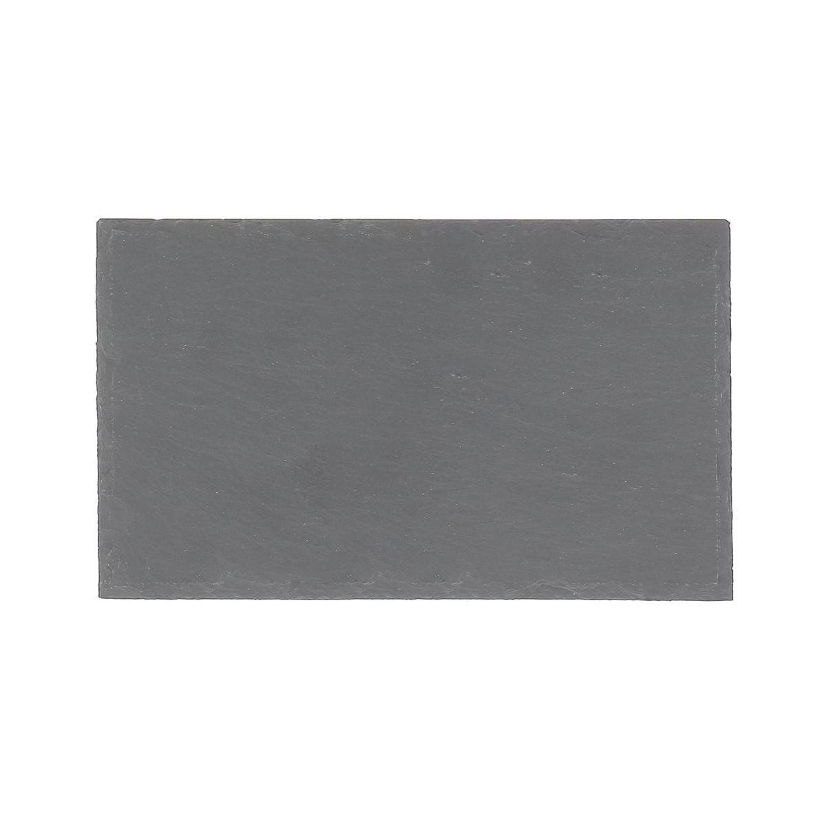 Plateau en ardoise - 25 x 15 cm - Noir