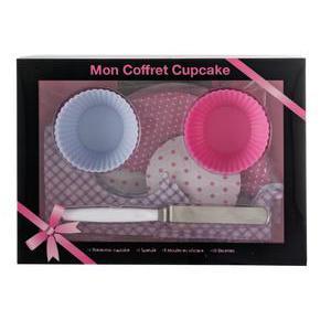 Coffret cupcakes - Rose et blanc