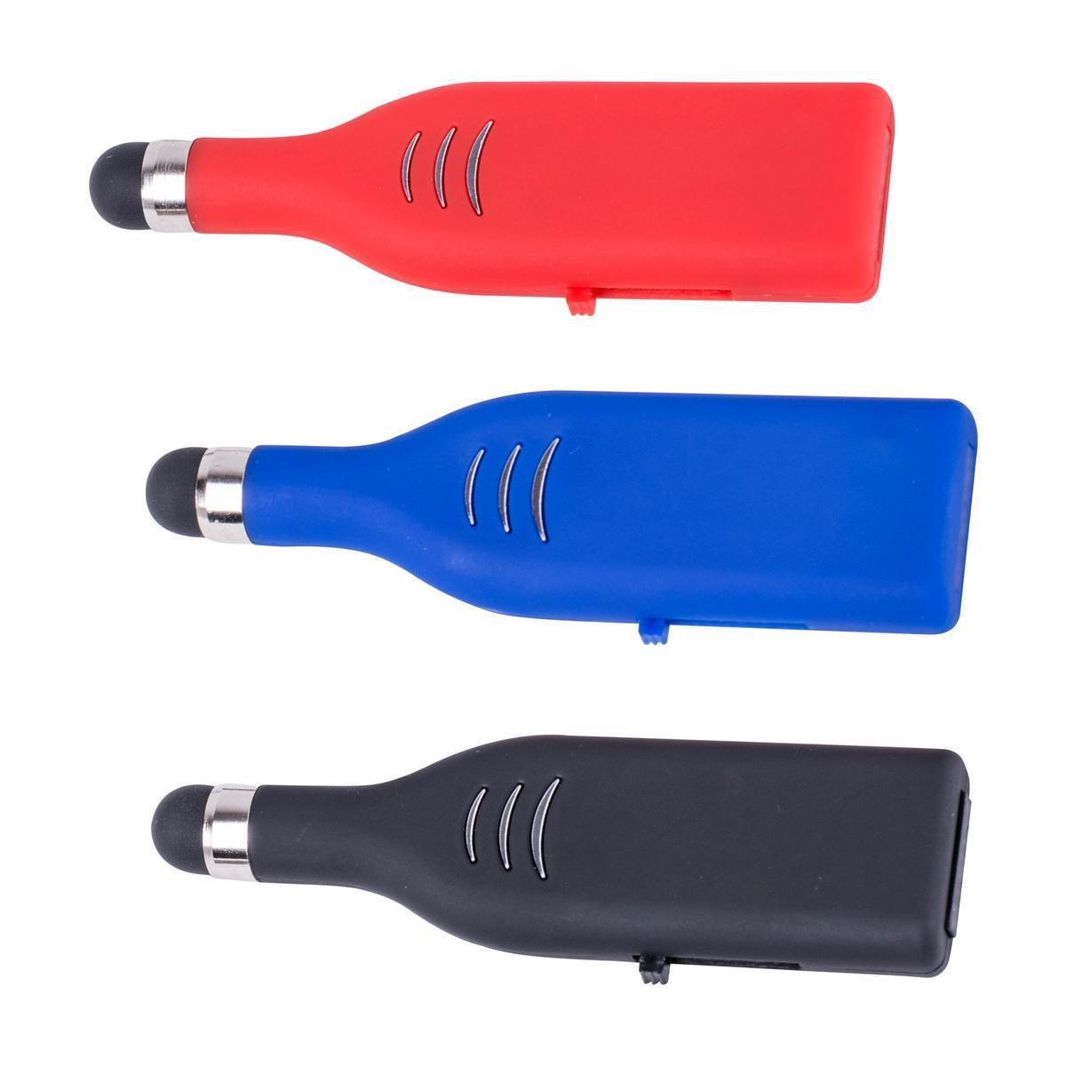 Stylet écran tactile USB - Plastique - 7,2 x 0,85 x H 2 cm - Différents coloris