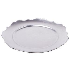 Assiette hôtesse - ø 33 cm - Argent