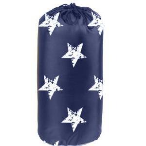 Sac de couchage zippé - 100 % Polyester - 71 x 190 cm - Bleu marine