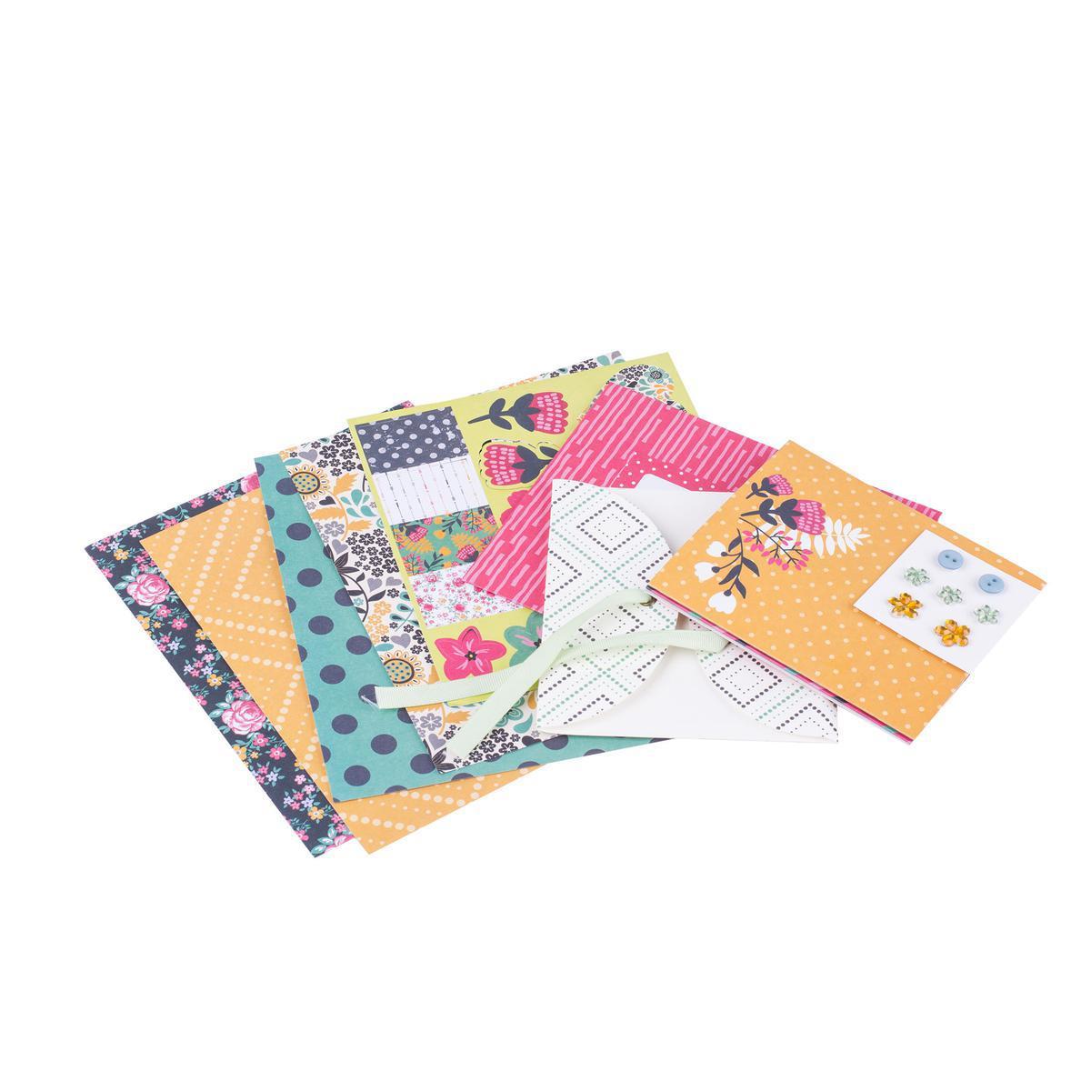 Coffret scrapbooking adulte - Plastique - Multicolore