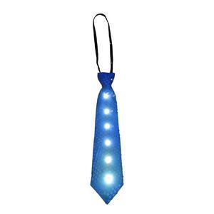 Cravate LED - Polyester - 36 x 8 x 2 cm - Différents coloris