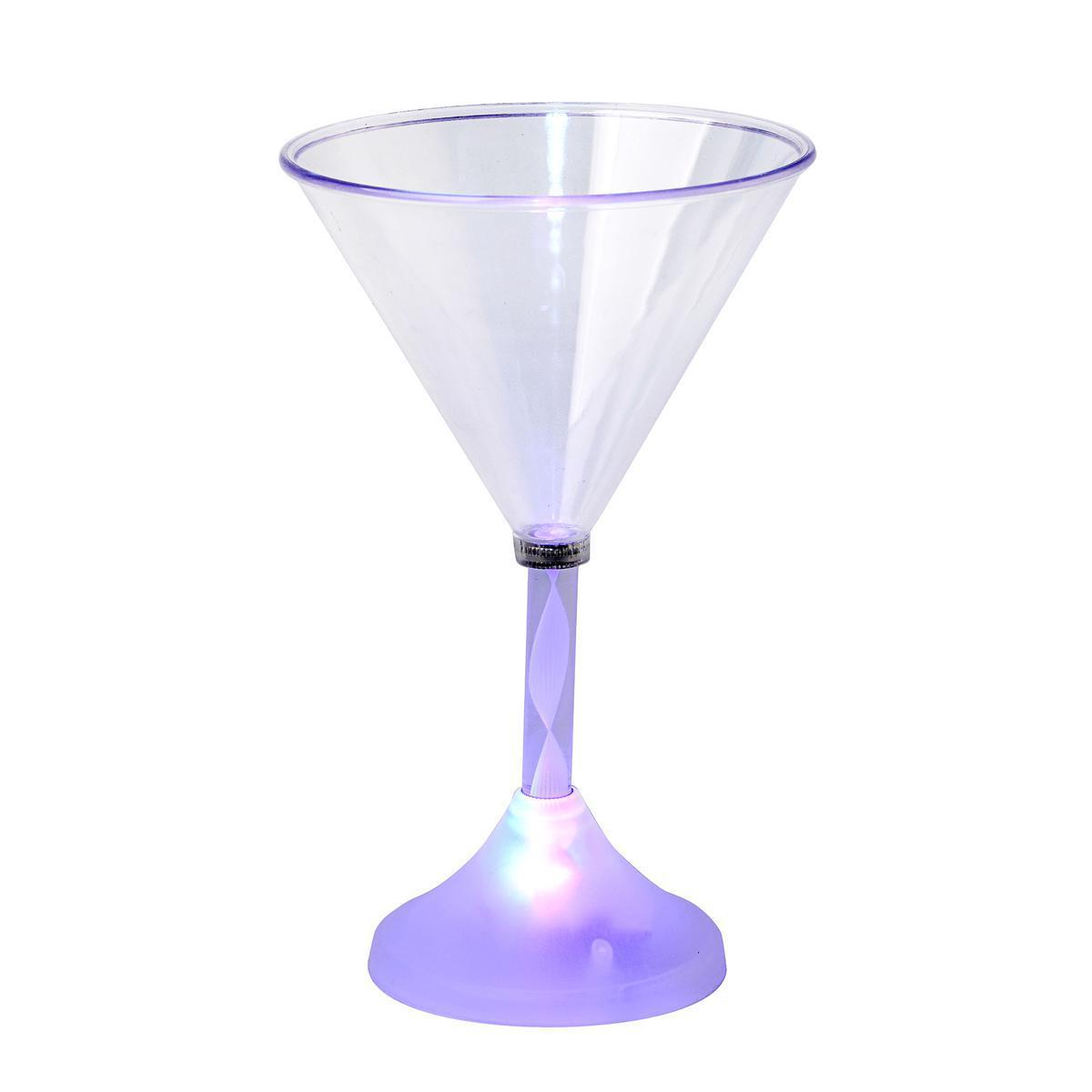 Verre cocktail LELED - Plastique - 10,5 x 10,5 x 17 cm - Blanc