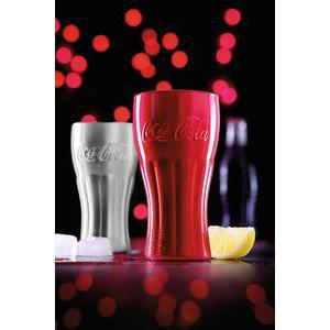 Verre Coca-Cola - Verre - 37 cl - Argent