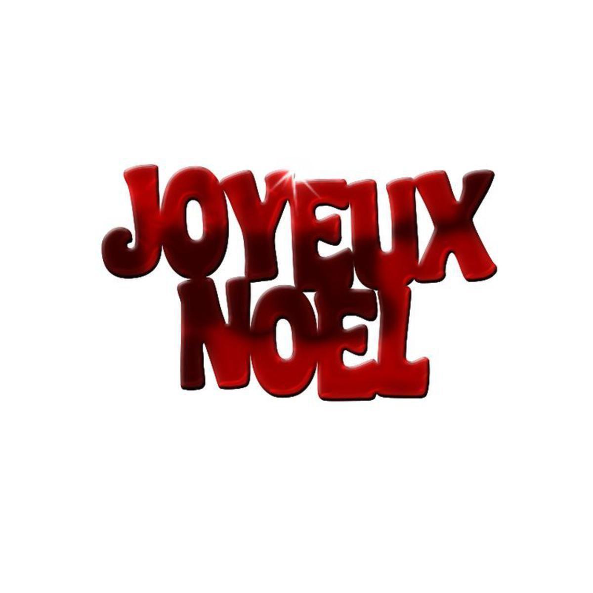 Confettis de table Joyeux Noël en plastique - 1,5 x 2,5 cm - Rouge