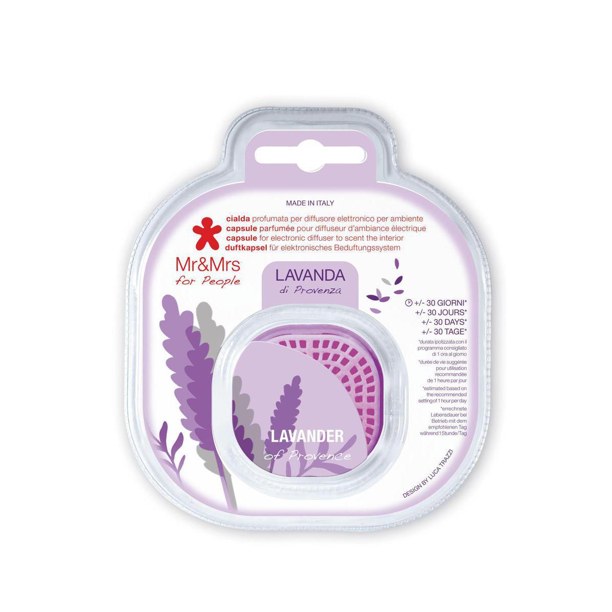 Capsule de recharge Lavande Fiorello - Plastique - 4,9 x H 4,9 cm - Violet