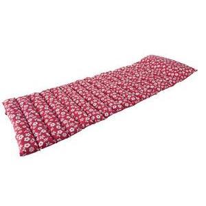 Matelas bain de soleil - 100 % coton et garnissage polyèthylène - 55 x 160 cm - Rose