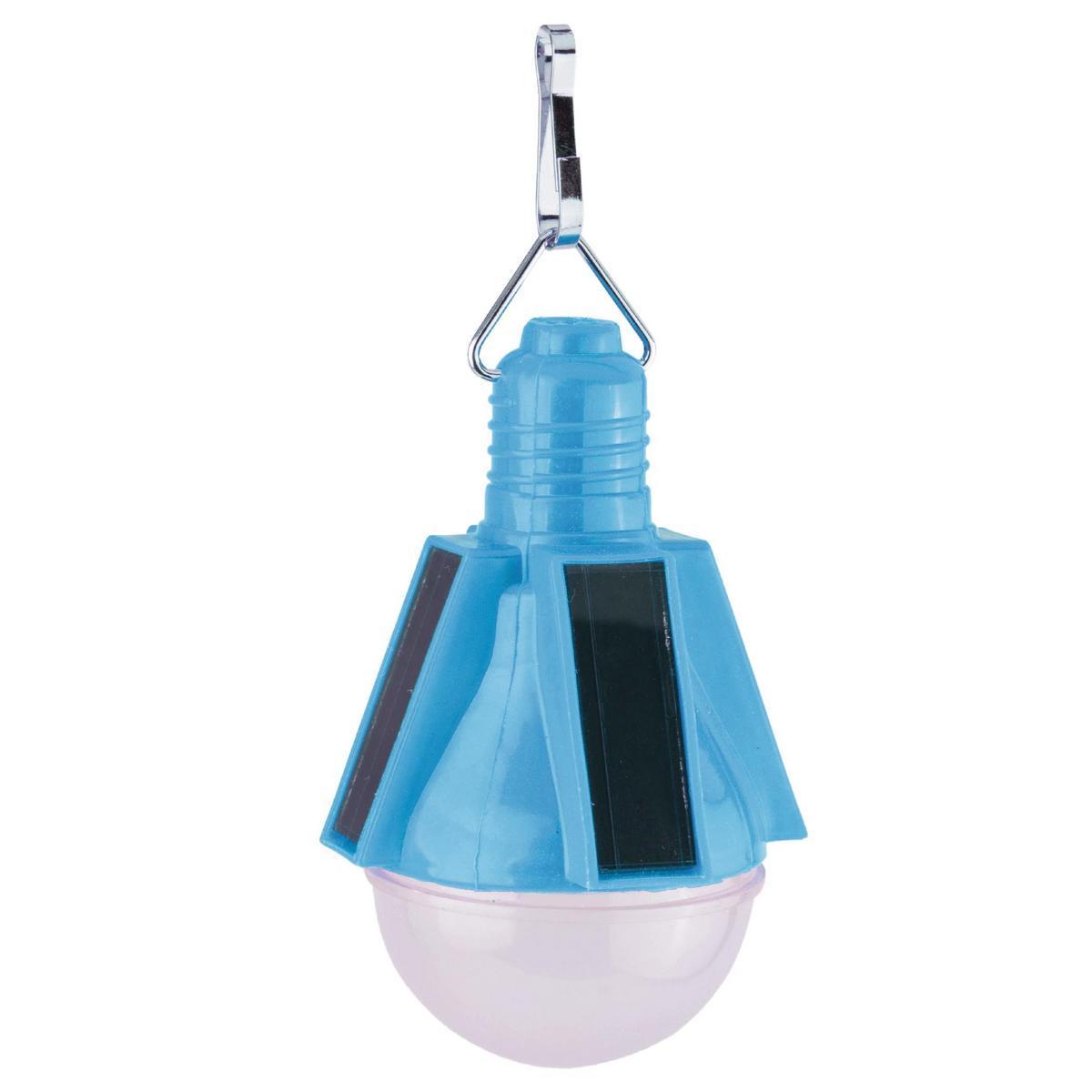 Suspension solaire - Plastique - Ø 7 x 6 x H 13,5 cm - Bleu