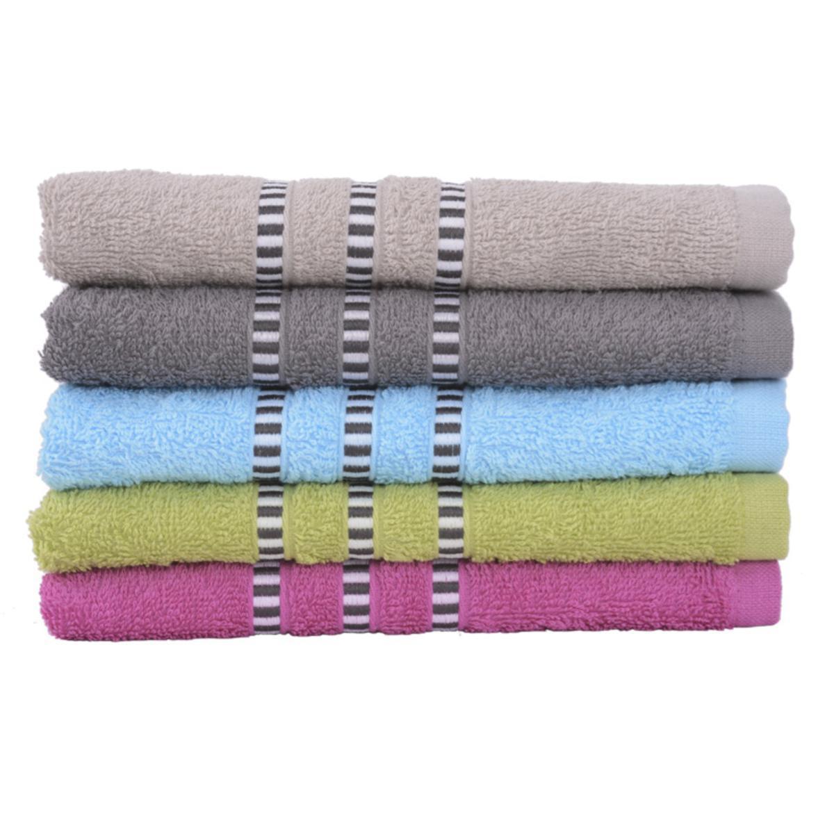 Drap de douche - 100 % coton - 70 x 130 cm - Différents coloris