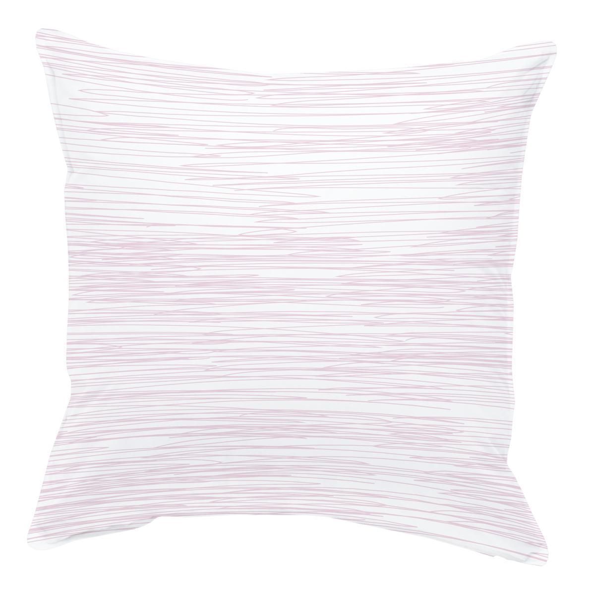 Coussin - 100 % Polyester - 40 x 40 cm - Rose poudré