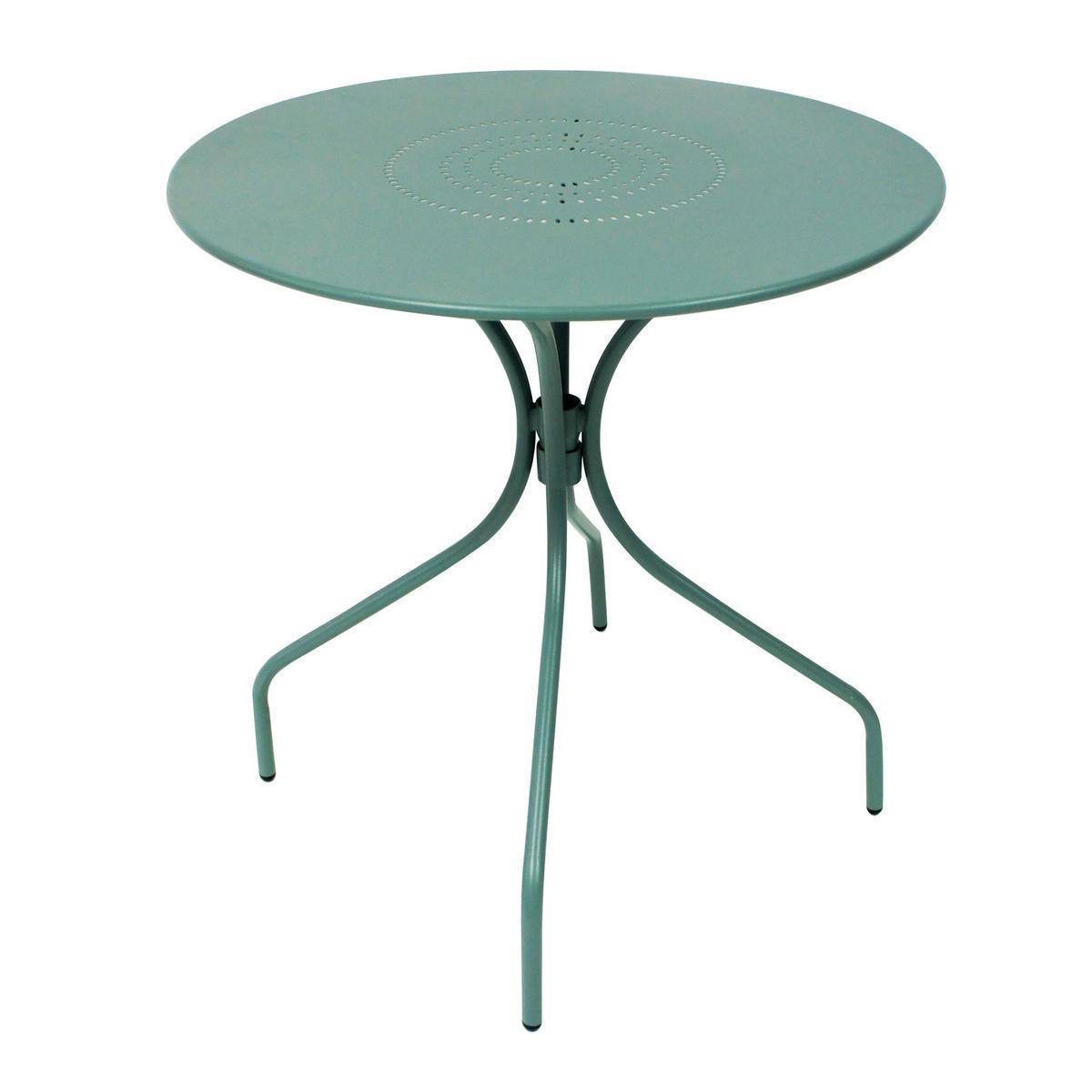 Table Lova - Acier - Ø 70 x H 71 cm - Vert