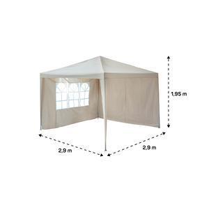 2 rideaux pour tonnelle Polux - 195 x L 300 cm - Beige - MOOREA