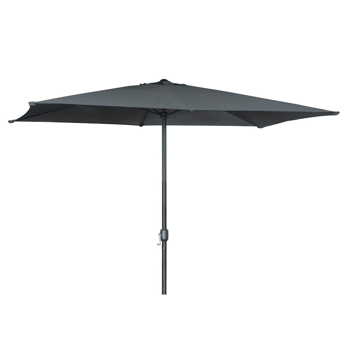 Parasol Artémis - ø 3 x H 2.45 m - Anthracite - MOOREA