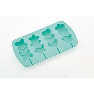 Moule à gâteau forme sucette - Silicone - 20 x 12 cm - Bleu