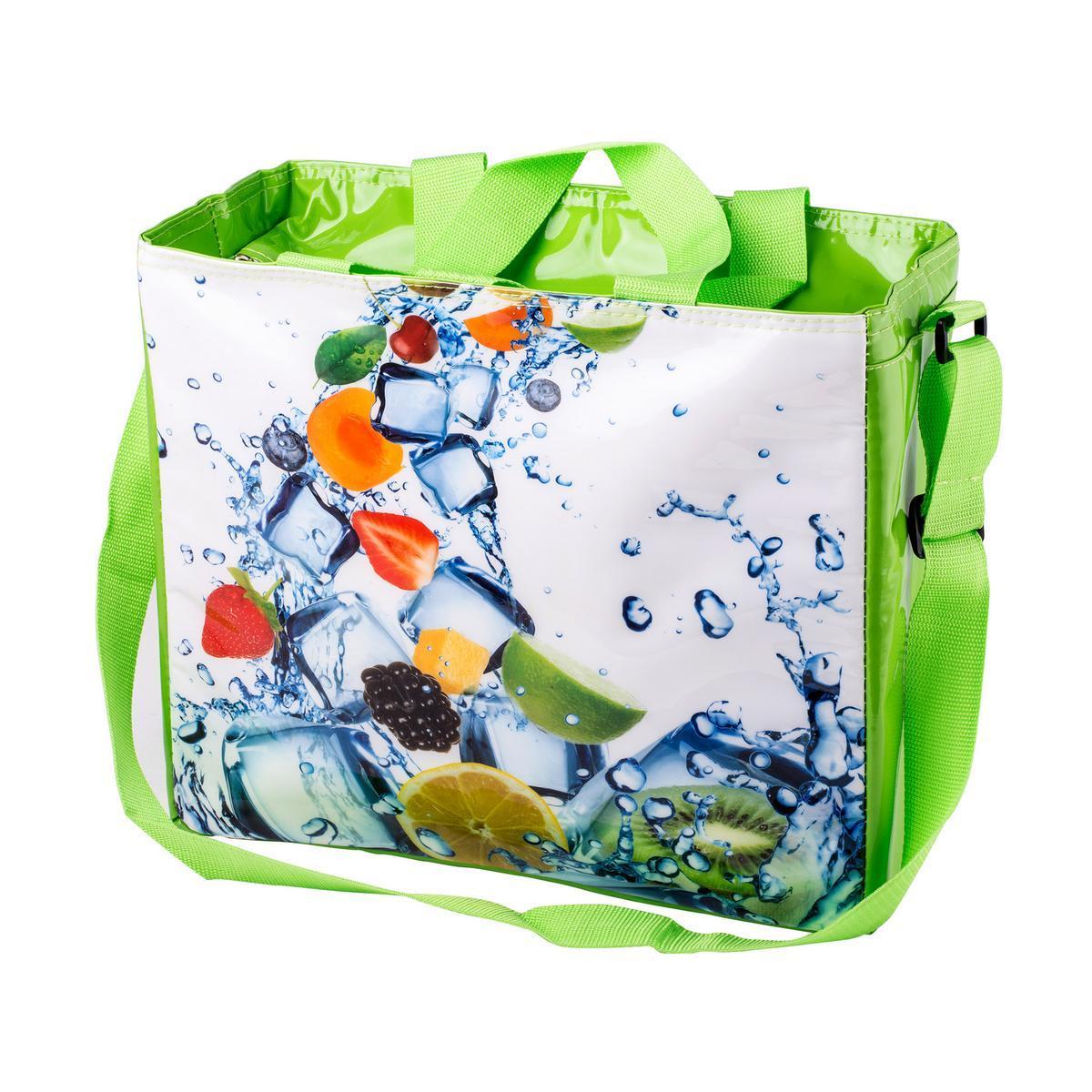 Sac isotherme - PVC - 37 x 12 x H 31 cm - Vert