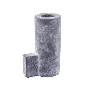 Photophore tube - Ciment - 6,5 x 4,5 x H 10 cm - 3 modèles au choix