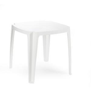 Table carré - Polypropylène - 75 x 75 x H 72 cm - Blanc