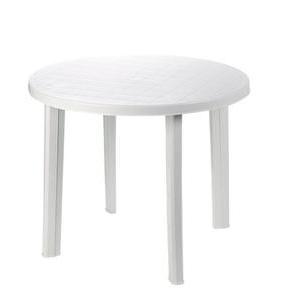 Table ronde - ø 90 x H 72 cm - Blanc