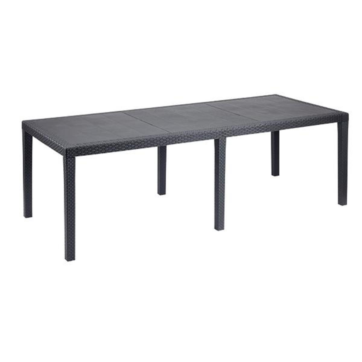 Table extensible Rosy - 90 x L 150 x H 72 cm - Gris