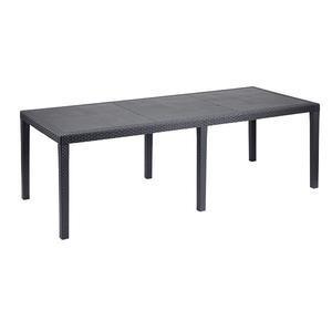 Table extensible Rosy - 90 x L 150 x H 72 cm - Gris