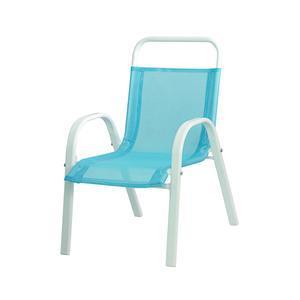 Fauteuil enfants - Acier et textilène - 37 x 45 x H 59 cm - Différents coloris