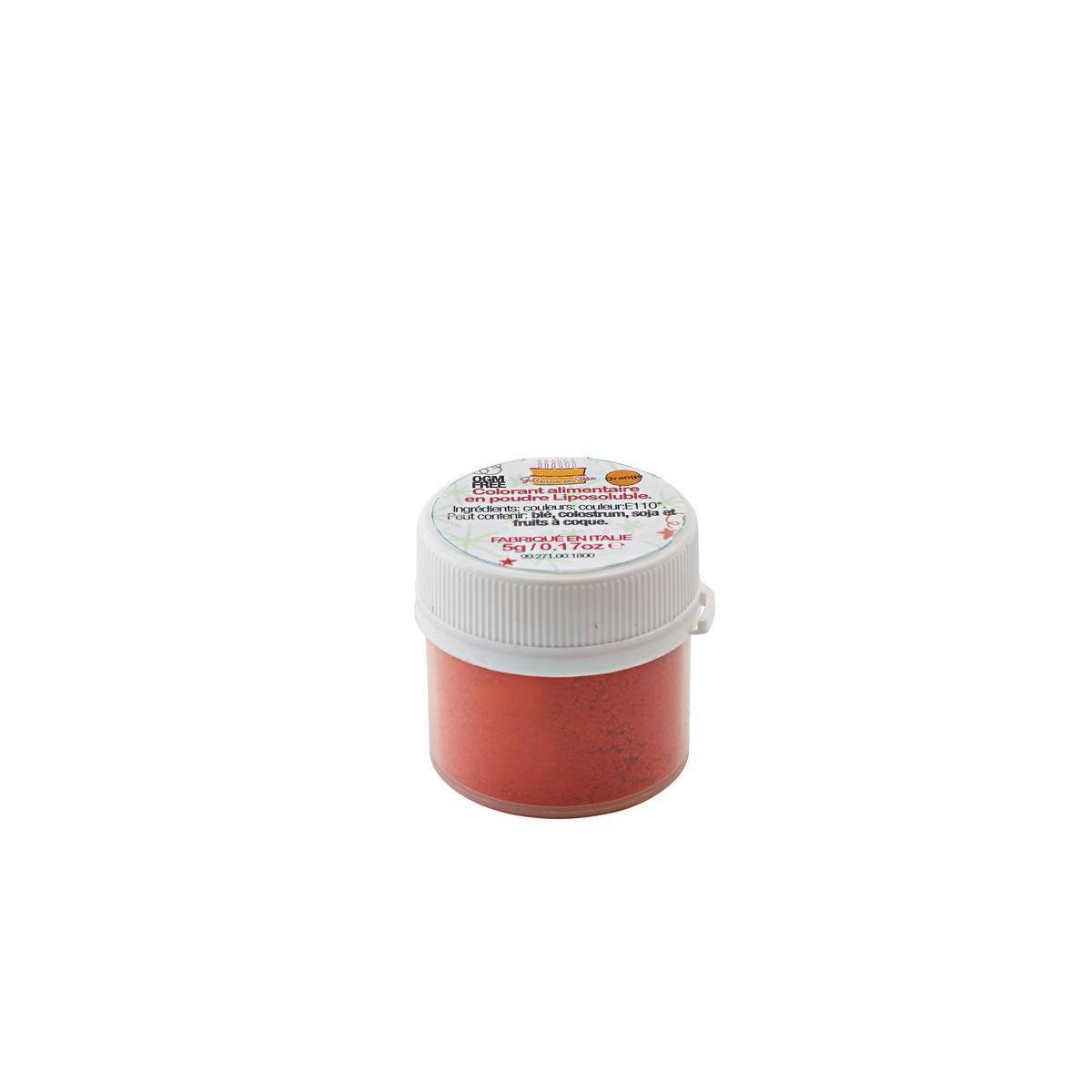 Colorant alimentaire - 5 g - Orange