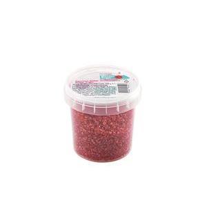 Sucre alimentaire brillant - Sucre - 100 g - Rouge