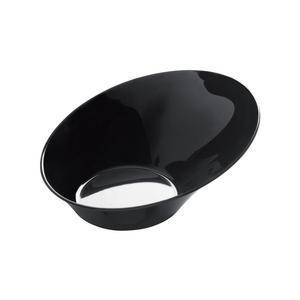 12 coupelles - Plastique - 9,5 cm - Noir