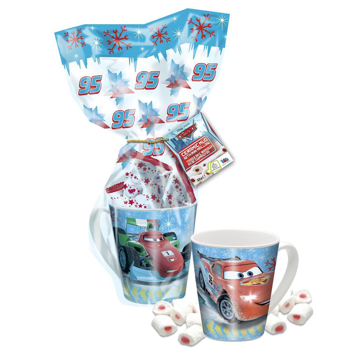 Mug Cars et bonbons - Céramique - Ø 8 x H 9 cm - cm - Multicolore