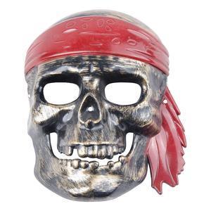 2 sabres et masque de pirate - Plastique - Différentes tailles - Bronze et rouge