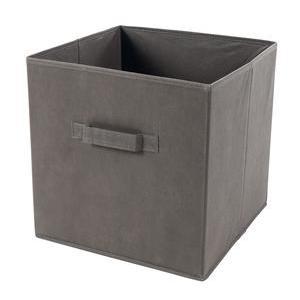 Cube de rangement - Polyester - 31 x 31 x H 31 cm - Différents coloris