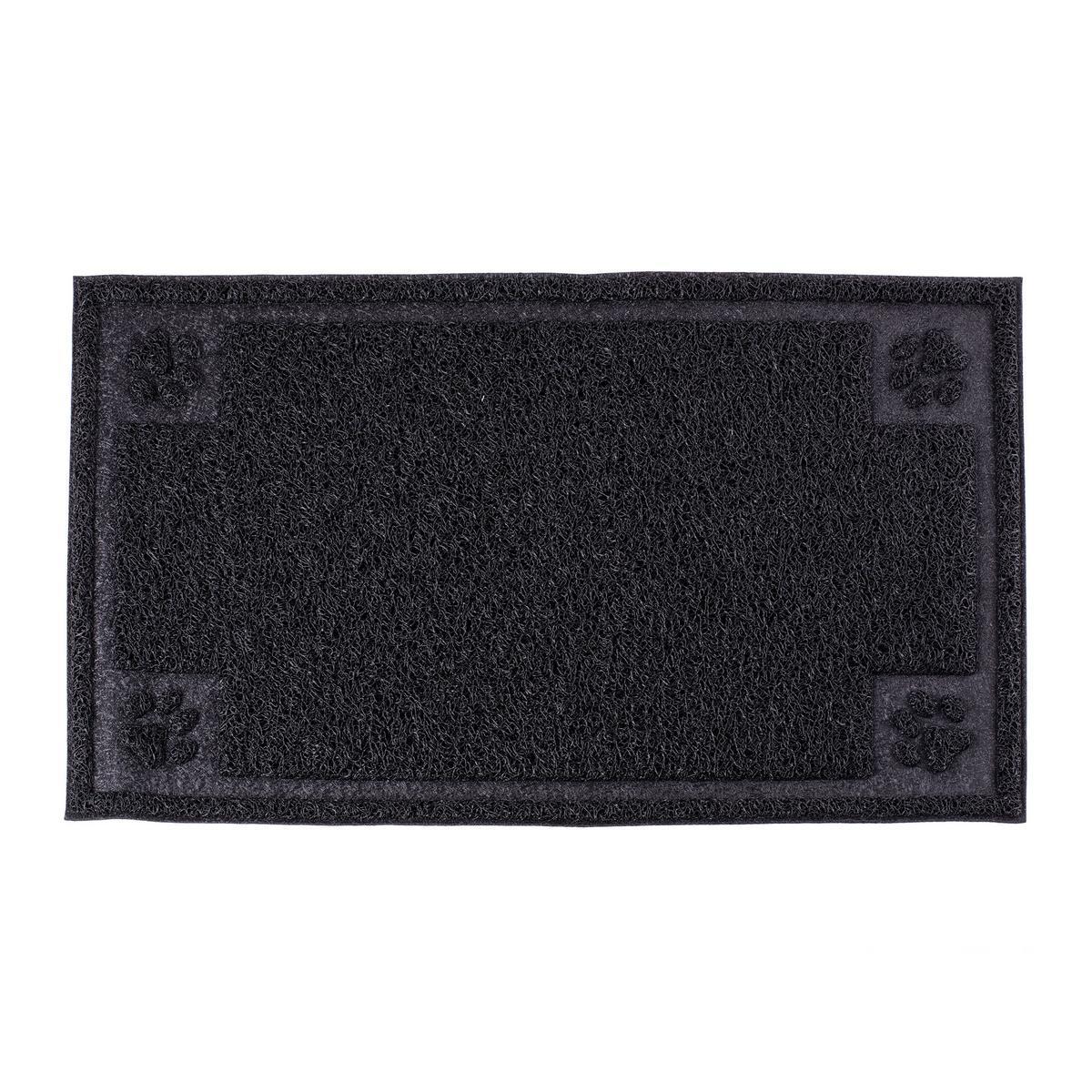 Tapis empreinte - PVC - 30 x 51 cm - Noir