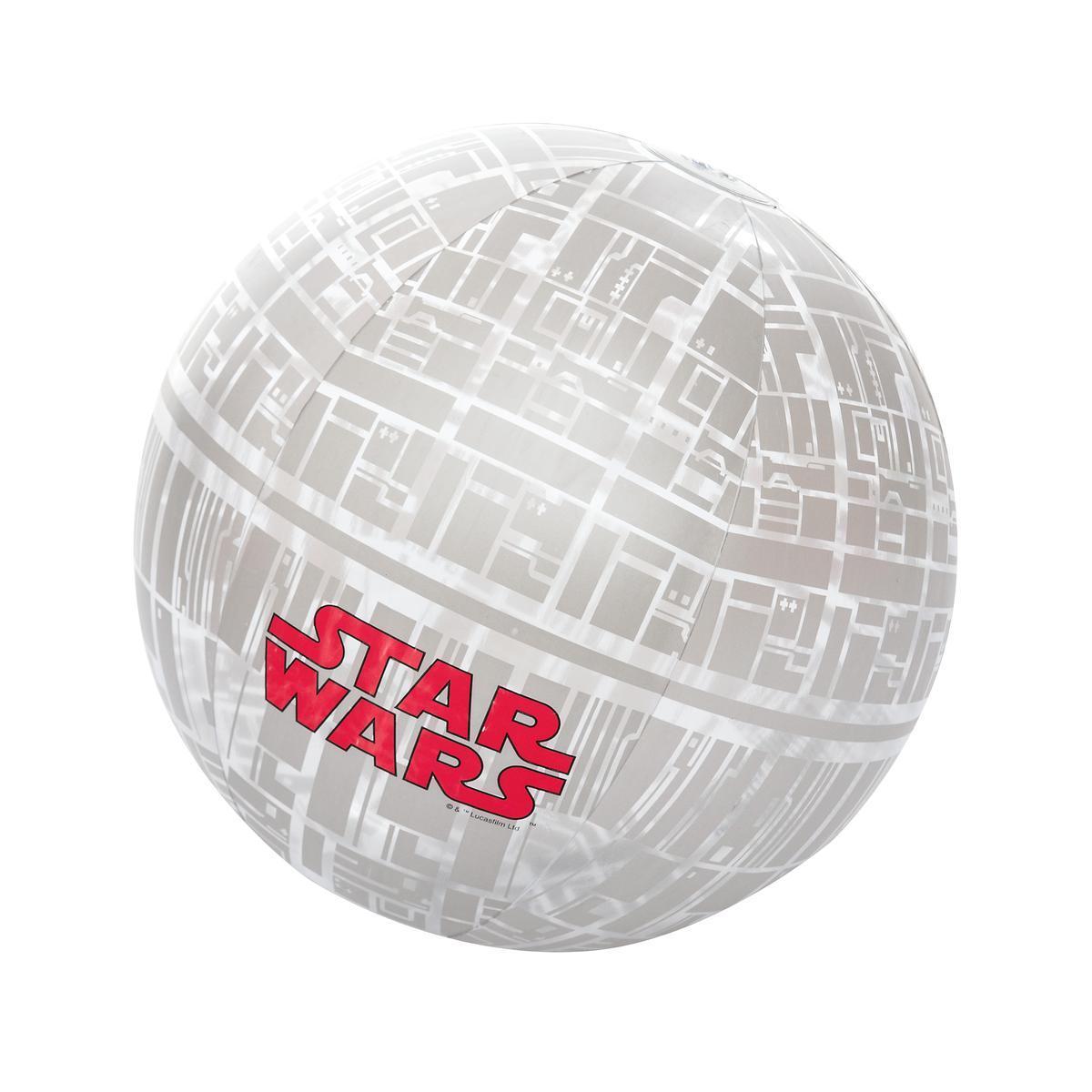 Ballon gonflable Star Wars - Plastique - Ø 61 cm - Gris, blanc et rouge