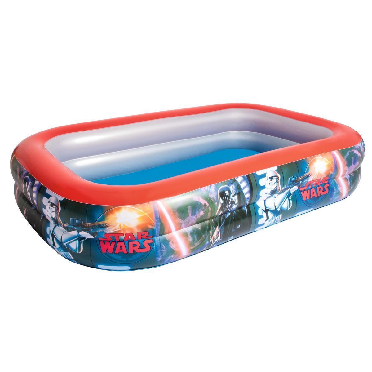 Piscine Star Wars - PVC - 262 x 175 x H 51 cm - Multicolore