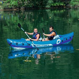 Kayak gonflable 2 personnes - PVC - 321 x H 88 cm - Bleu